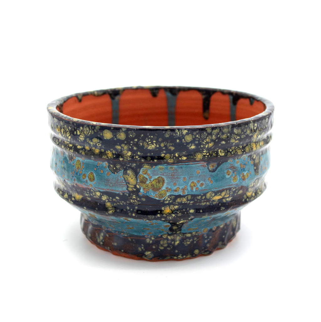 Blue Stripe Planter