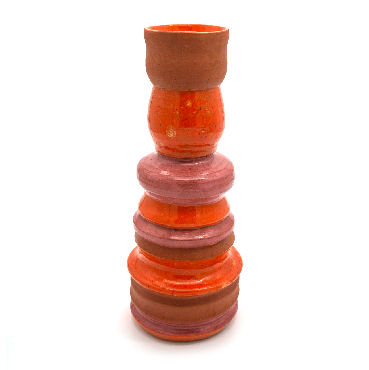 Orange Sun Vase