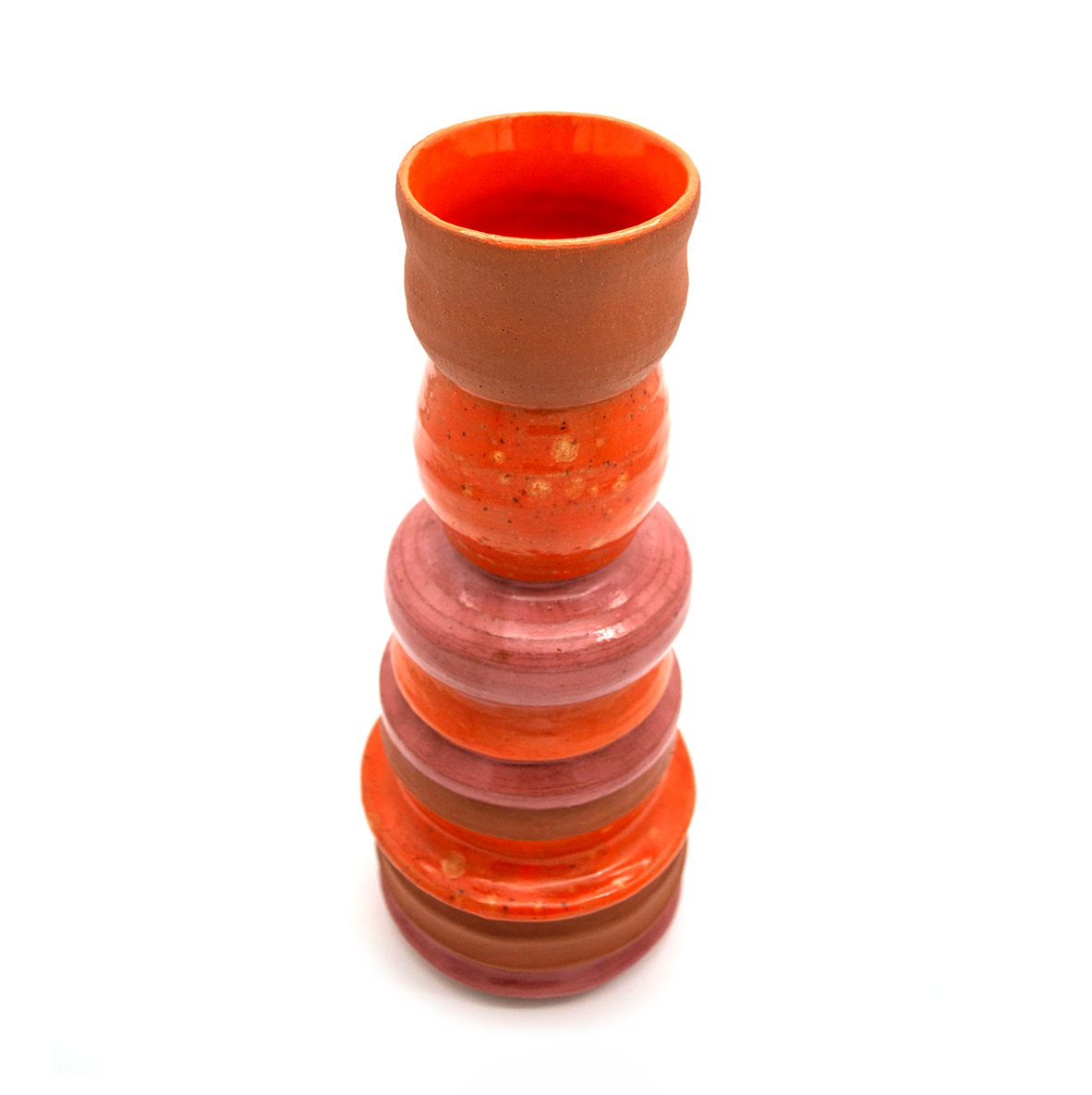 Orange Sun Vase